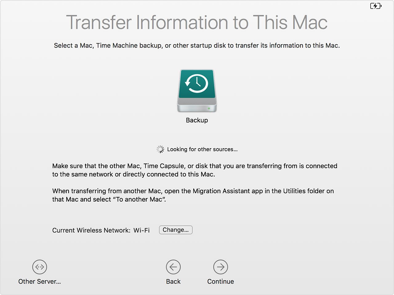 network backup for mac